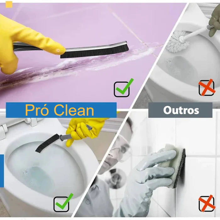 Escova de Limpeza Multiuso Pró Clean - Kit com 3 e 6 unidades