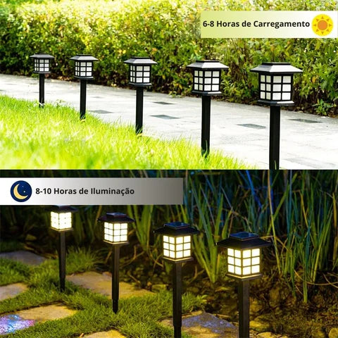 Iluminação de jardim com energia solar Garden Path