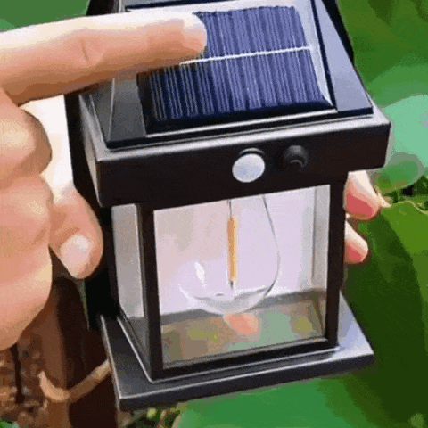 SolarGlow Refletor Solar Impermeável equipado com Sensor Automático