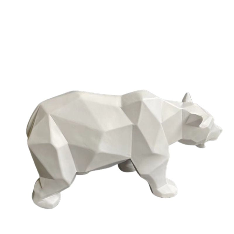 Escultura Decorativa de Urso - Guardião do Bosque