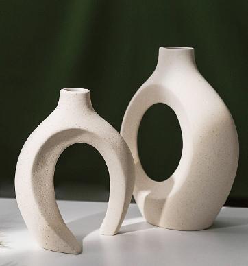 Conjunto Vasos Nórdicos de Cerâmica - Enlace Elegante