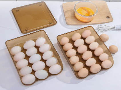 Caixa de ovos com rolagem automática EggEase
